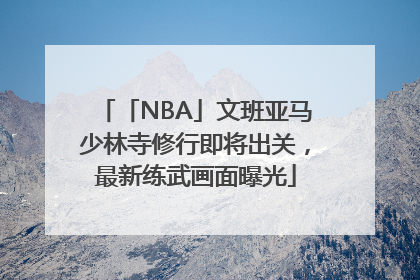 「NBA」文班亚马少林寺修行即将出关，最新练武画面曝光