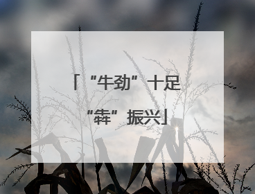 “牛劲”十足“犇”振兴