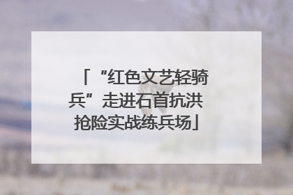“红色文艺轻骑兵”走进石首抗洪抢险实战练兵场