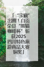 “宝藏”出圈！自贡荣县“熊猫咖啡杯”斩获2025四川特色旅游商品大赛铜奖