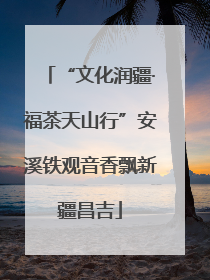 “文化润疆·福茶天山行”安溪铁观音香飘新疆昌吉