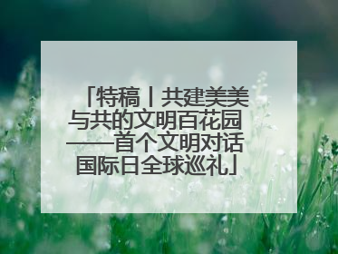 特稿丨共建美美与共的文明百花园——首个文明对话国际日全球巡礼