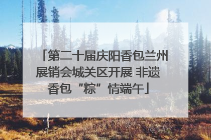 第二十届庆阳香包兰州展销会城关区开展 非遗香包“粽”情端午