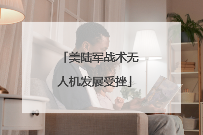 美陆军战术无人机发展受挫