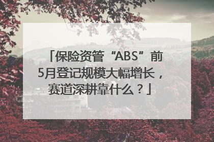 保险资管“ABS”前5月登记规模大幅增长，赛道深耕靠什么？