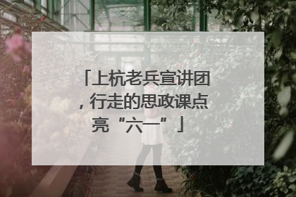 上杭老兵宣讲团，行走的思政课点亮“六一”
