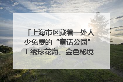 上海市区藏着一处人少免费的“童话公园”！绣球花海、金色秘境……地铁直达→
