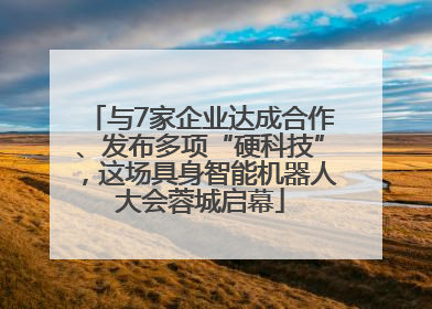 与7家企业达成合作、发布多项“硬科技”，这场具身智能机器人大会蓉城启幕