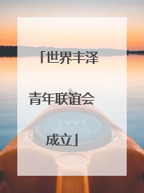 世界丰泽青年联谊会成立