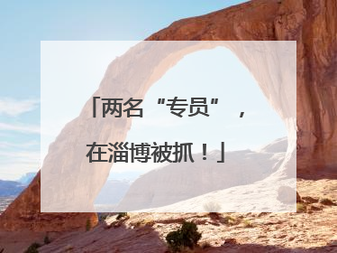 两名“专员”，在淄博被抓！