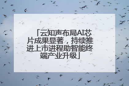 云知声布局AI芯片成果显著，持续推进上市进程助智能终端产业升级