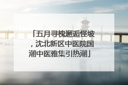 五月寻槐邂逅怪坡，沈北新区中医院国潮中医雅集引热潮