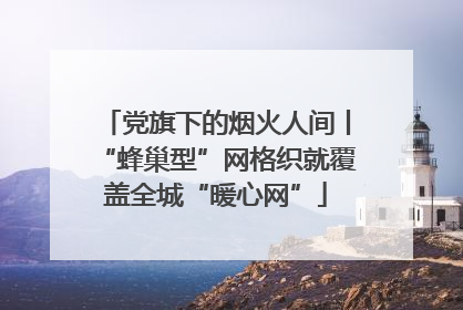 党旗下的烟火人间丨“蜂巢型”网格织就覆盖全城“暖心网”