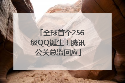 全球首个256级QQ诞生！腾讯公关总监回应