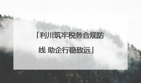 利川筑牢税务合规防线 助企行稳致远