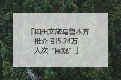 和田文旅乌鲁木齐推介 引5.24万人次“围观”