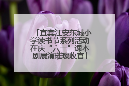 宜宾江安东城小学读书节系列活动在庆“六一”课本剧展演璀璨收官