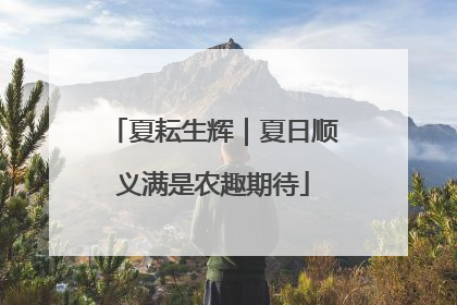 夏耘生辉｜夏日顺义满是农趣期待