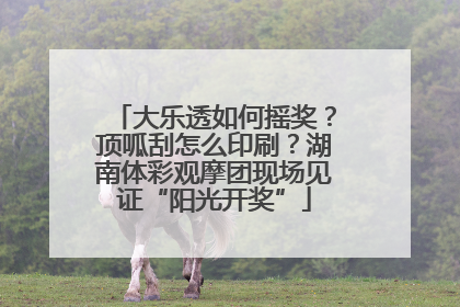 大乐透如何摇奖？顶呱刮怎么印刷？湖南体彩观摩团现场见证“阳光开奖”