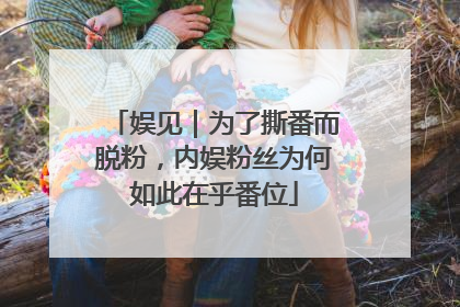 娱见｜为了撕番而脱粉，内娱粉丝为何如此在乎番位