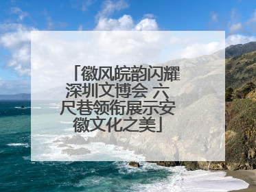 徽风皖韵闪耀深圳文博会 六尺巷领衔展示安徽文化之美