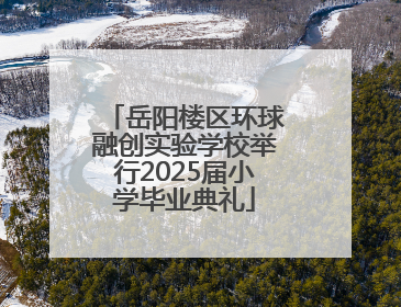 岳阳楼区环球融创实验学校举行2025届小学毕业典礼