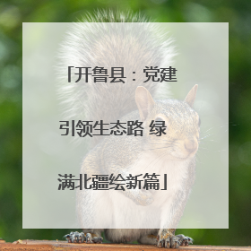 开鲁县：党建引领生态路 绿满北疆绘新篇