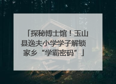 探秘博士馆！玉山县逸夫小学学子解锁家乡“学霸密码”