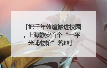 把千年敦煌搬进校园，上海静安首个“一平米博物馆”落地
