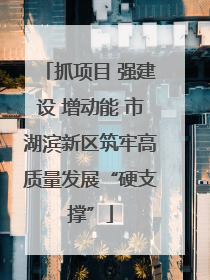 抓项目 强建设 增动能 市湖滨新区筑牢高质量发展“硬支撑”