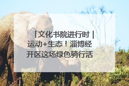文化书院进行时｜运动+生态！淄博经开区这场绿色骑行活动点燃城市活力