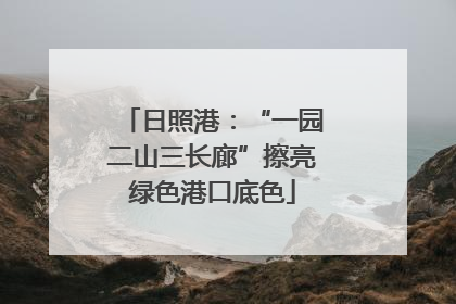 日照港：“一园二山三长廊”擦亮绿色港口底色