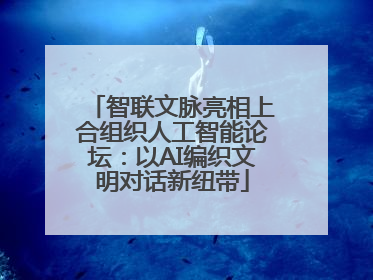 智联文脉亮相上合组织人工智能论坛：以AI编织文明对话新纽带