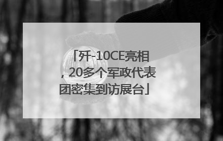 歼-10CE亮相，20多个军政代表团密集到访展台