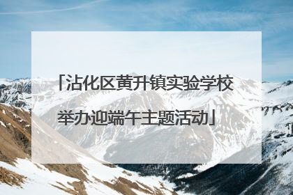 沾化区黄升镇实验学校举办迎端午主题活动