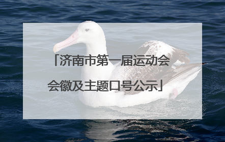 济南市第一届运动会会徽及主题口号公示