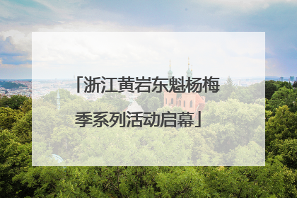 浙江黄岩东魁杨梅季系列活动启幕