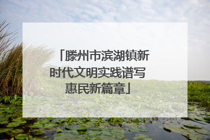 滕州市滨湖镇新时代文明实践谱写惠民新篇章