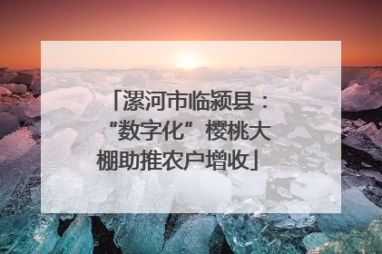 漯河市临颍县：“数字化”樱桃大棚助推农户增收