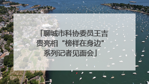 聊城市科协委员王吉贵亮相“榜样在身边”系列记者见面会