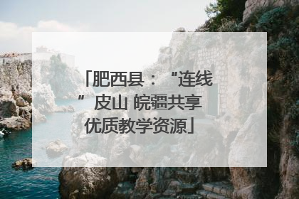 肥西县：“连线”皮山 皖疆共享优质教学资源