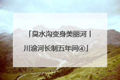臭水沟变身美丽河丨川渝河长制五年间④