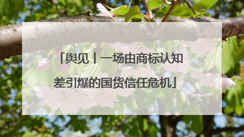 舆见丨一场由商标认知差引爆的国货信任危机