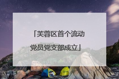 芙蓉区首个流动党员党支部成立