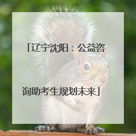 辽宁沈阳：公益咨询助考生规划未来