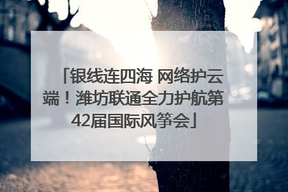 银线连四海 网络护云端！潍坊联通全力护航第42届国际风筝会