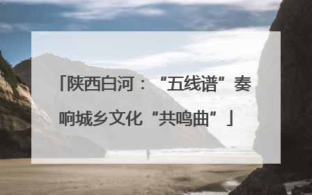 陕西白河：“五线谱”奏响城乡文化“共鸣曲”