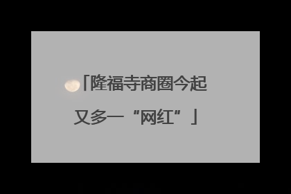 隆福寺商圈今起又多一“网红”