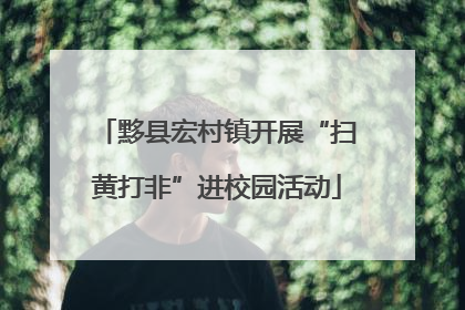 黟县宏村镇开展“扫黄打非”进校园活动