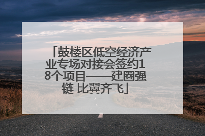 鼓楼区低空经济产业专场对接会签约18个项目——建圈强链 比翼齐飞